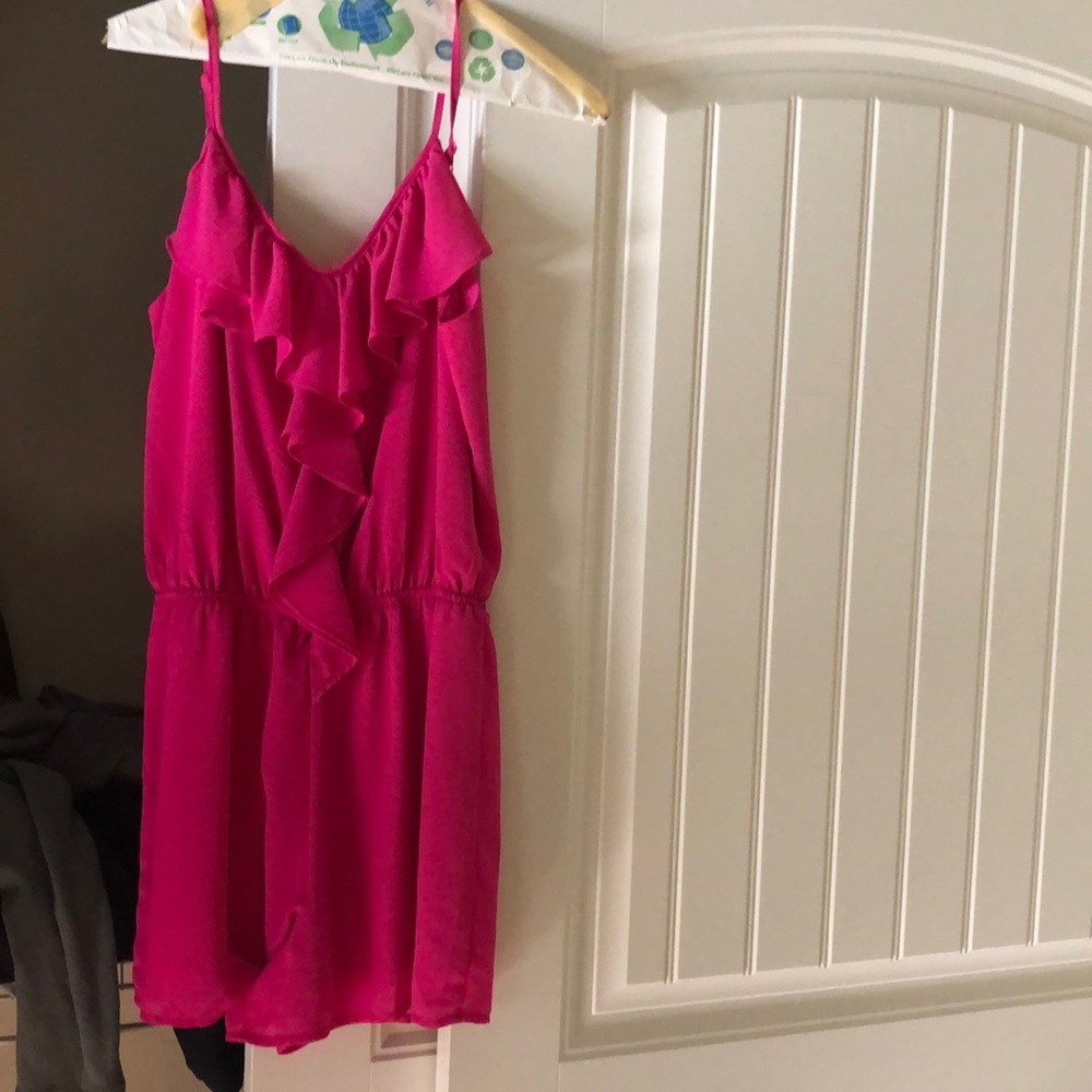 Hot pink ROMPER!!